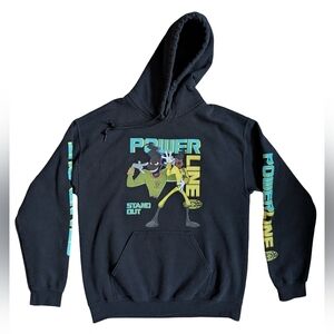 Vintage 90s Disney A Goofy Movie Powerline Stand Out Tour Black Hoodie M